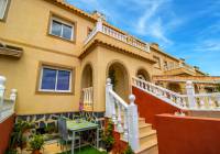 REF 10582 Gran Alacant south-facing 2 bed townhouse with basement facade 2