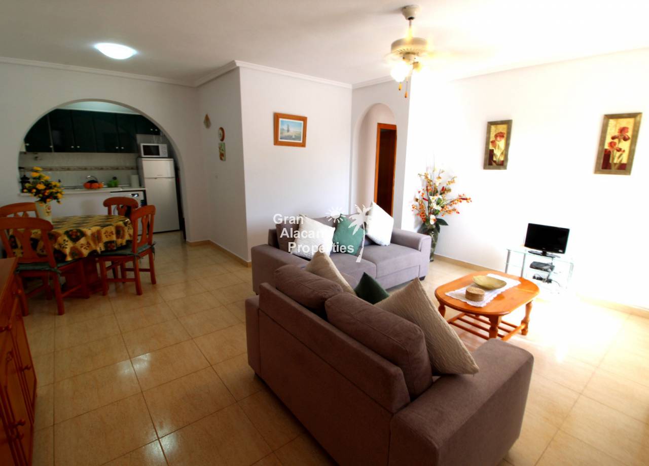 Gran Alacant apartment 3 bedrooms living room