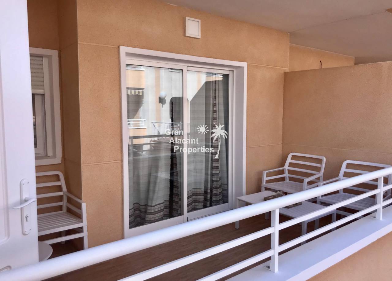 REF 10228 New build beach apartments in Playa del Pinet terrace access to living room