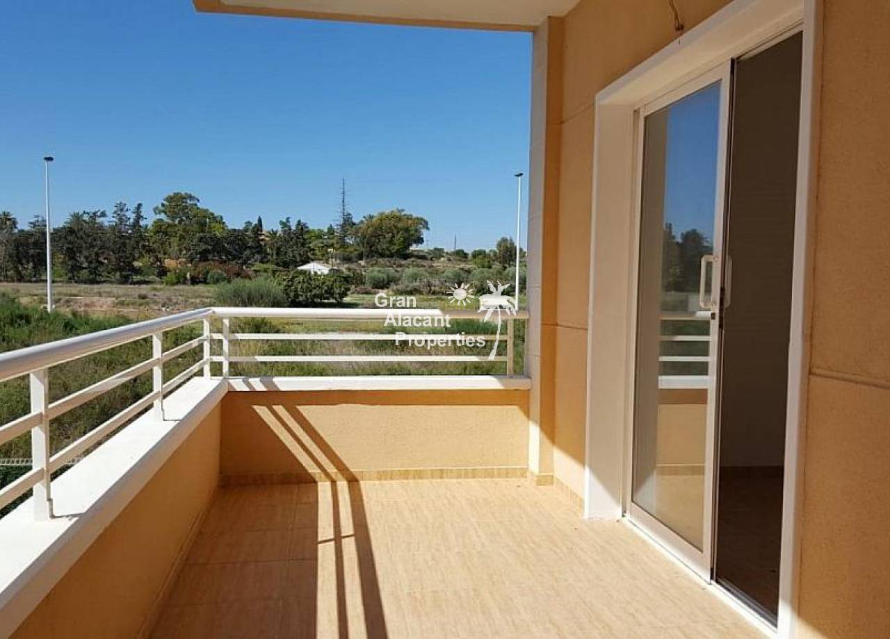 REF 10228 New build beach apartments in Playa del Pinet terrace view