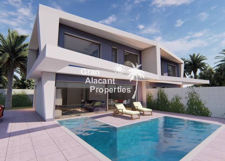 Semi Detached Villa - New Build - Gran Alacant - Monte y Mar